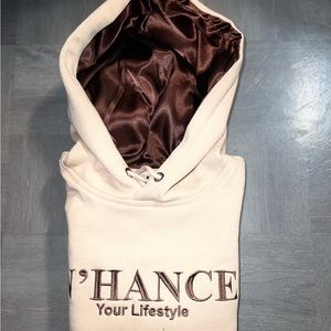 Cream Silk Hoodie
